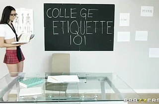 This is what professors do to sexy schoolgirls who don't obey the dressing code