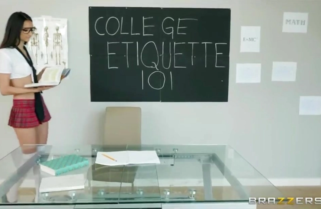 This is what professors do to sexy schoolgirls who don't obey the dressing code