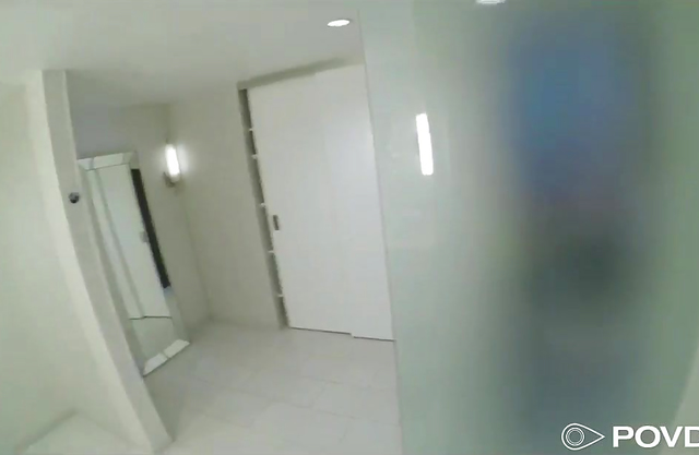 I was taking a shower and my maid helped me clean my cock with her sexy mouth