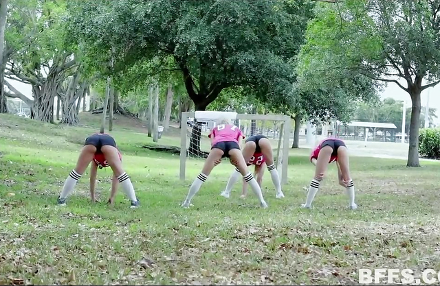 We picked up and banged a couple of super hot chicks after their soccer practice
