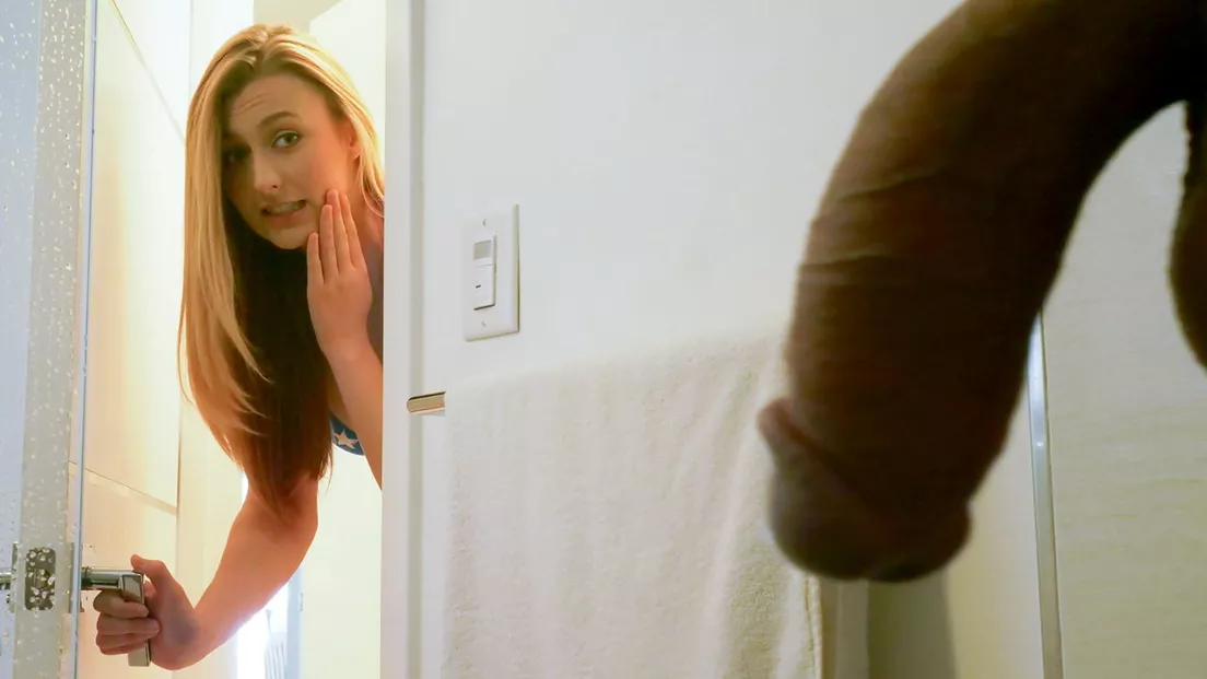 Caught Spying Sister Shower