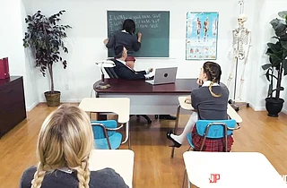School teacher punishes his students with hardcore anal