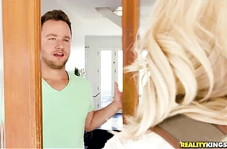He can’t really turn away this young lady with no place to go after fucking her