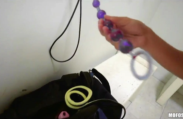 I seduced my sexy black roomie after she pranked on me in the shower!