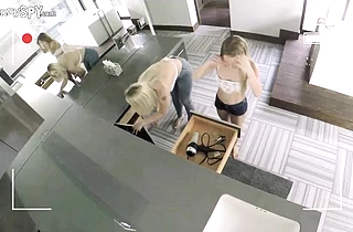 Thieving lesbian nanny forced to take my dick to save her friend and absolutely loved it!