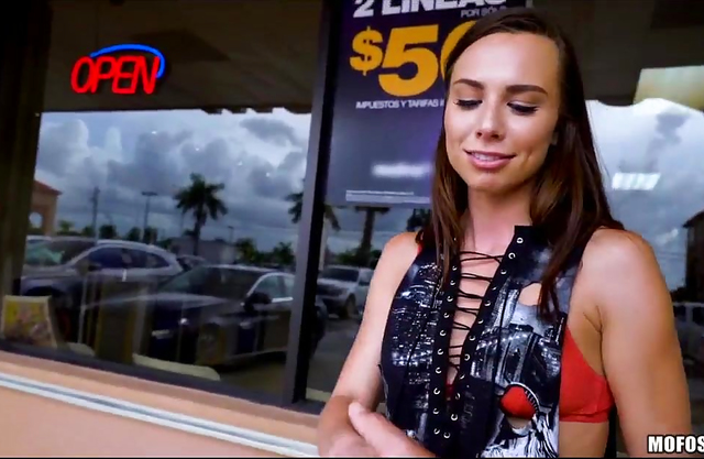 My stash of cash and huge cock get this slut ready to make a public sex tape!