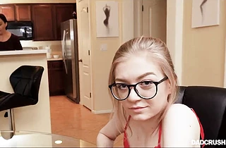 Little whore takes her daddy’s cock for the first time
