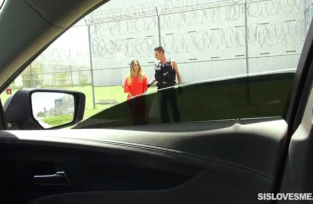 My sister just got bailed out of jail and she can’t wait to suck and fuck my dick!
