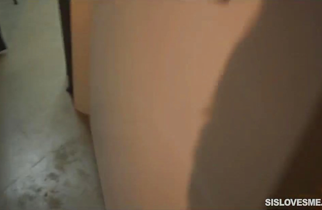 My stepsis made me fuck her after catching her naked with my laptop!