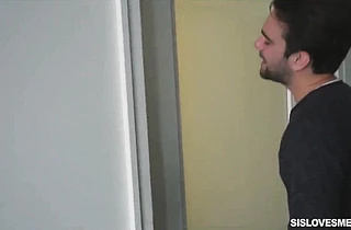 I love to torment my stepsis with my friend and make her suck and fuck our cocks!