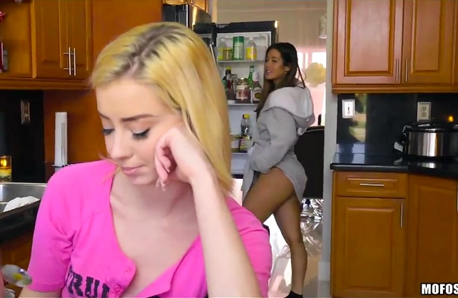 My horny stepsister wanted me to fuck her while my GF was in the house!