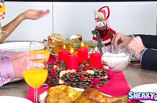 Back home for the holidays meeting and banging his two smoking hot stepsisters!