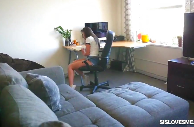 My slutty stepsis made a little deal with me and let me fuck her brains out!