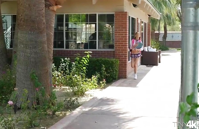 Dirty little teen schoolgirl slut gets fucked at the school gym and her orgasms are just jaw dropping