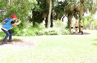 Pokémon Go player catches and fucks three sexy Pokémon chicks