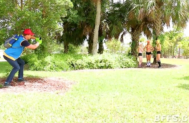 Pokémon Go player catches and fucks three sexy Pokémon chicks