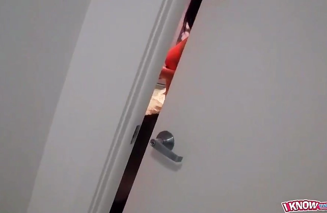 This sexy girlfriend will be very surprised when she sees that their first sex tape is online