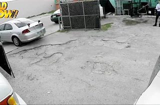 Cheerleader lets me fuck her and she even squirts to get her illegally car parked back