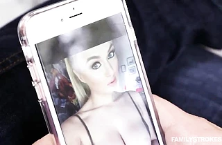 Banging my hot stepsister after seeing her nude selfies on her phone
