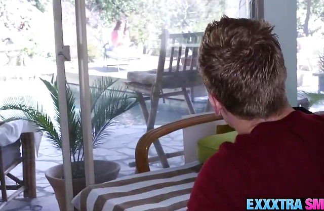 Sexy teen girl gets fucked by her stepbrother after he busts her skipping school