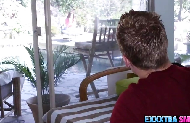 Sexy teen girl gets fucked by her stepbrother after he busts her skipping school