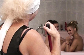 You will cum in minutes watching this hardcore lesbian orgy in the shower