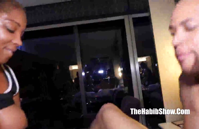 Black friends bring a girl to their house and fuck naked pussy in turn