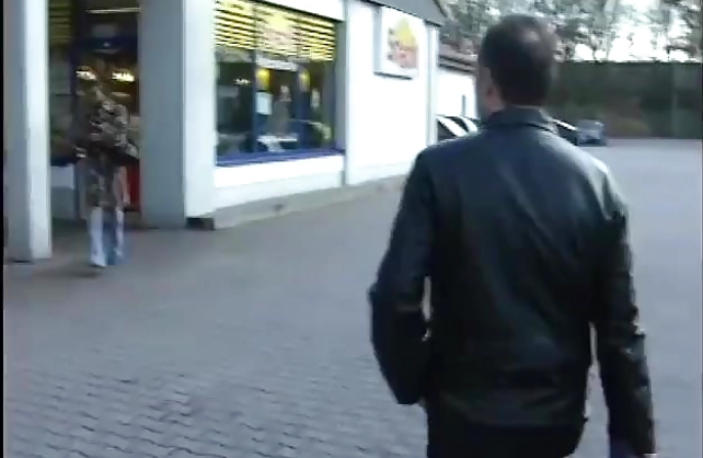 Black girl in fur coat follows man to his place where he gets her naked for sex