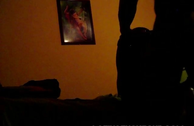 Ebony babe gets filmed while getting fucked hardcore by a dude with a nice cock
