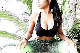 Ebony bitch can't resist cock and lets the dude destroy her pussy