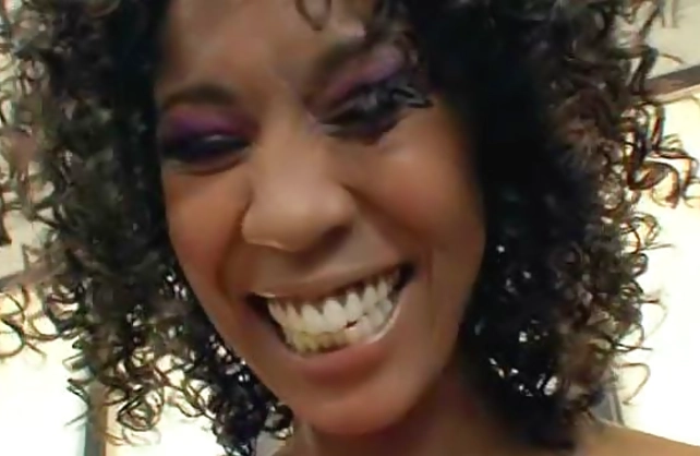 Naked partner makes sure that black woman is a very skilled fellatrix