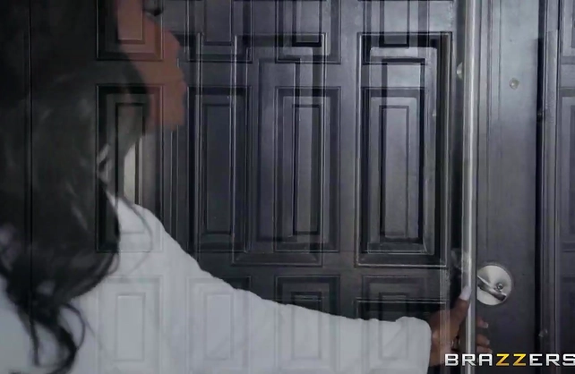 Naked flame of passion appears between black mistress and white maid