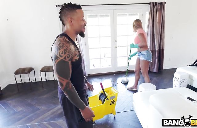 Man pays maid to take T-shirt off and clean up with naked twins