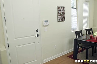 Salacious pin maid with naked face has a vibrator for masturbation