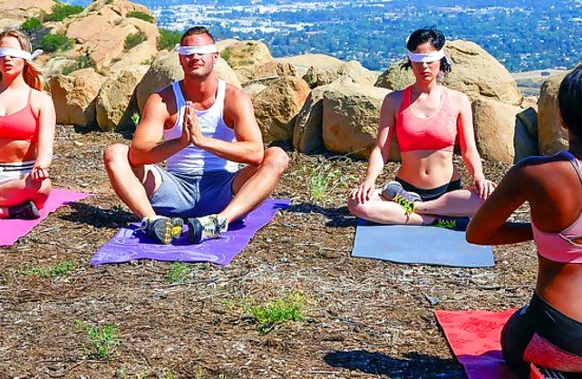 Gentle hole of girl and naked penis belong together in outdoor action