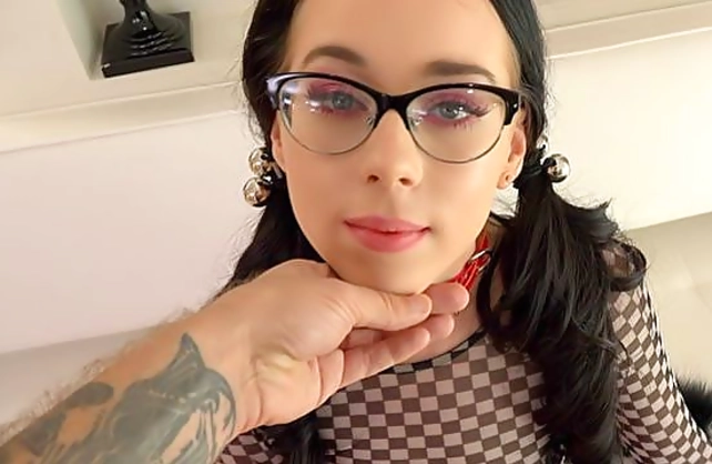 Naked vaginal penetration is more important for nerdy girl than study
