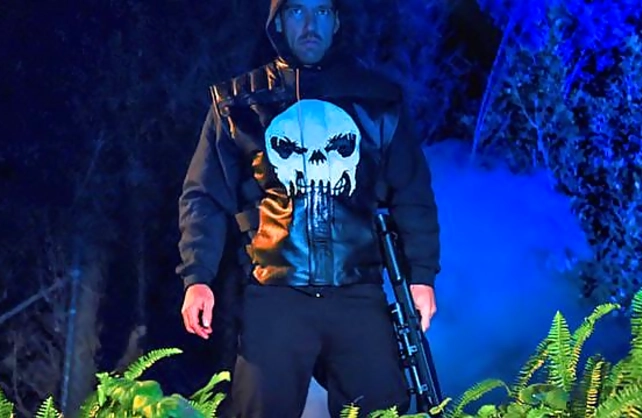 Ghost rider chose pussy of naked girl to shove penis inside and nail it