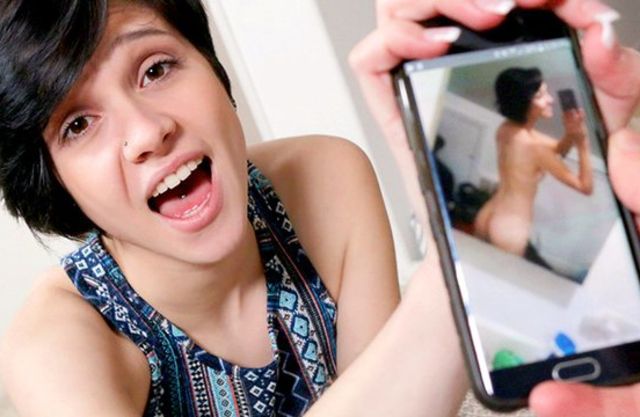 Girl accidentally sends naked pics to stepdad and he blackmails her