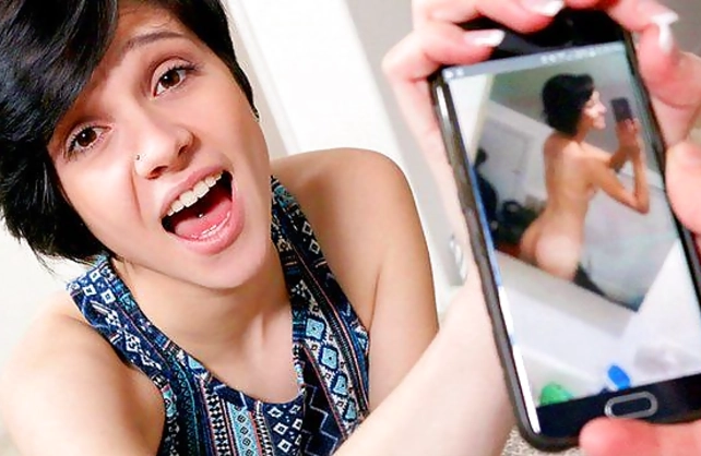 Girl accidentally sends naked pics to stepdad and he blackmails her