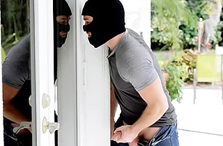 Teen catches neighbor spying on her and brings him inside for naked sex