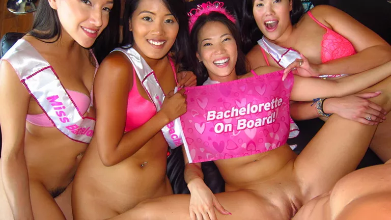 Asian bachelorette fucked by the stripper at picture