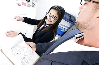 Secretary agrees to be nailed and finds naked truth that boss is big on fucking girls