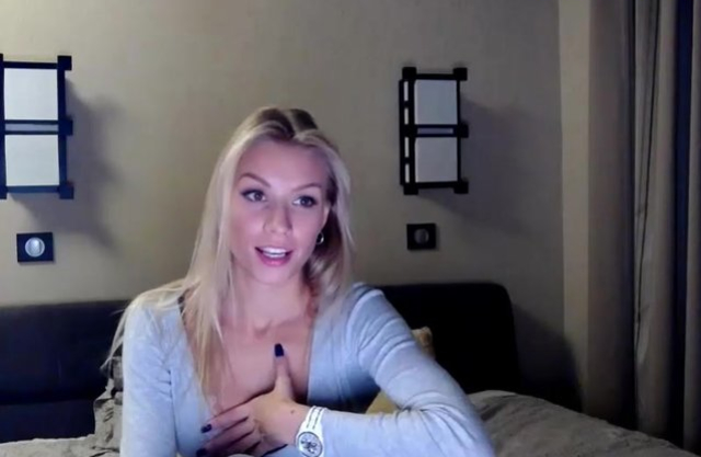 Young sweetie flirts online showing off her amazing tits and teasing a horny dude