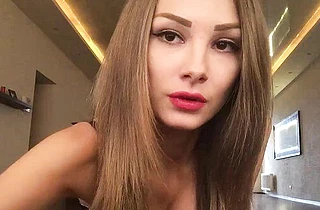 Astonishing blonde girl spreads legs wide and toys her tight twat without limits