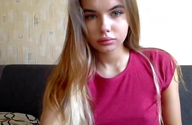Beautiful teen not shy to masturbate naked pussy in front of camera