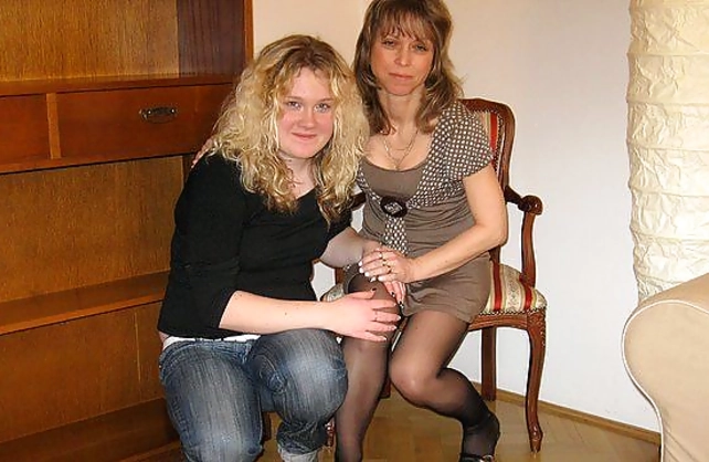 Curly blonde and naked friend need no cock to receive sexual pleasure