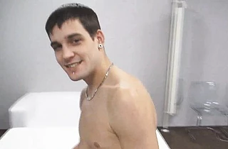 Twink fucks partner and naked women can imagine his cock drilling ass