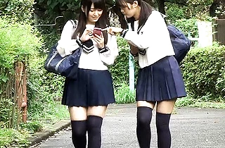 After lessons naked Japanese girls are in mood for sensual lesbian sex
