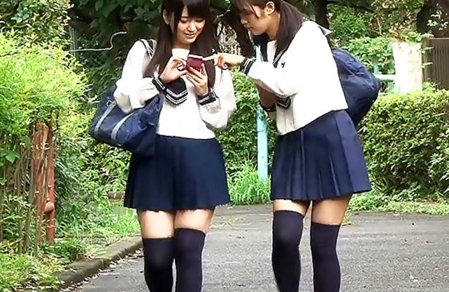 After lessons naked Japanese girls are in mood for sensual lesbian sex