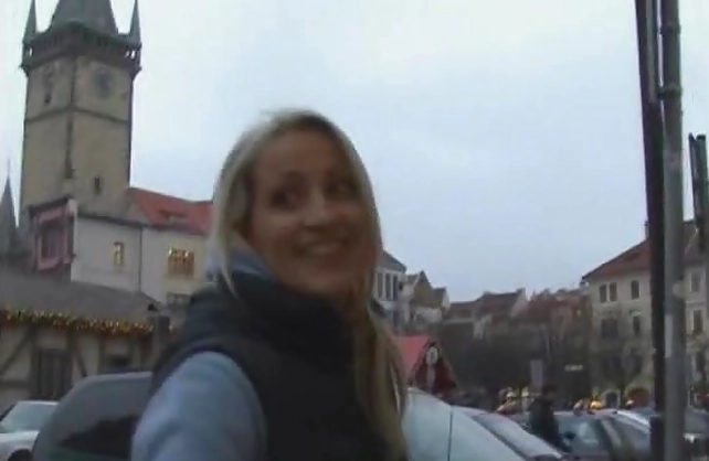 Stud pays a lot of money to see tits of naked blonde and not only
